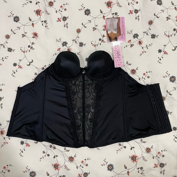 Jezebel Caress Too Bustier/Corset & Garter Belt Set - Picture 7 of 14